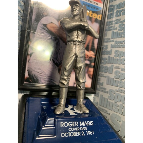 Roger Maris 1998 Sports Illustrated Collection Fine Pewter LE #229/9998 NIB - Picture 2 of 16
